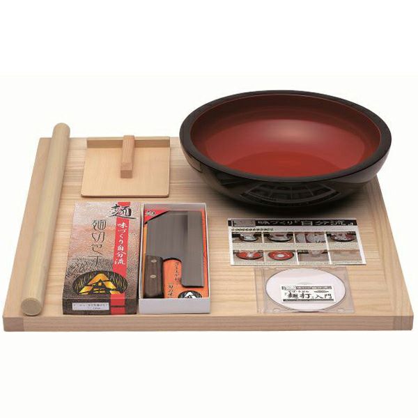 値下げ】 蕎麦打ち そば打ちセット 5点セット 説明書 DVD付 蕎麦